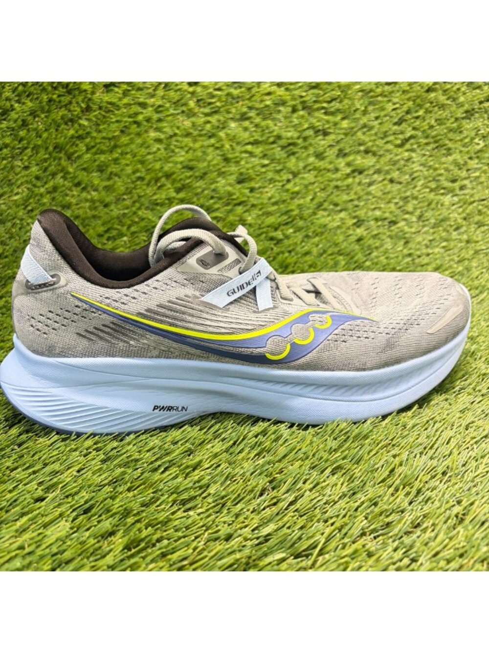 Saucony Guide 16 Womens Size 9.5D Gray Blue Athletic Running Shoes Sneakers